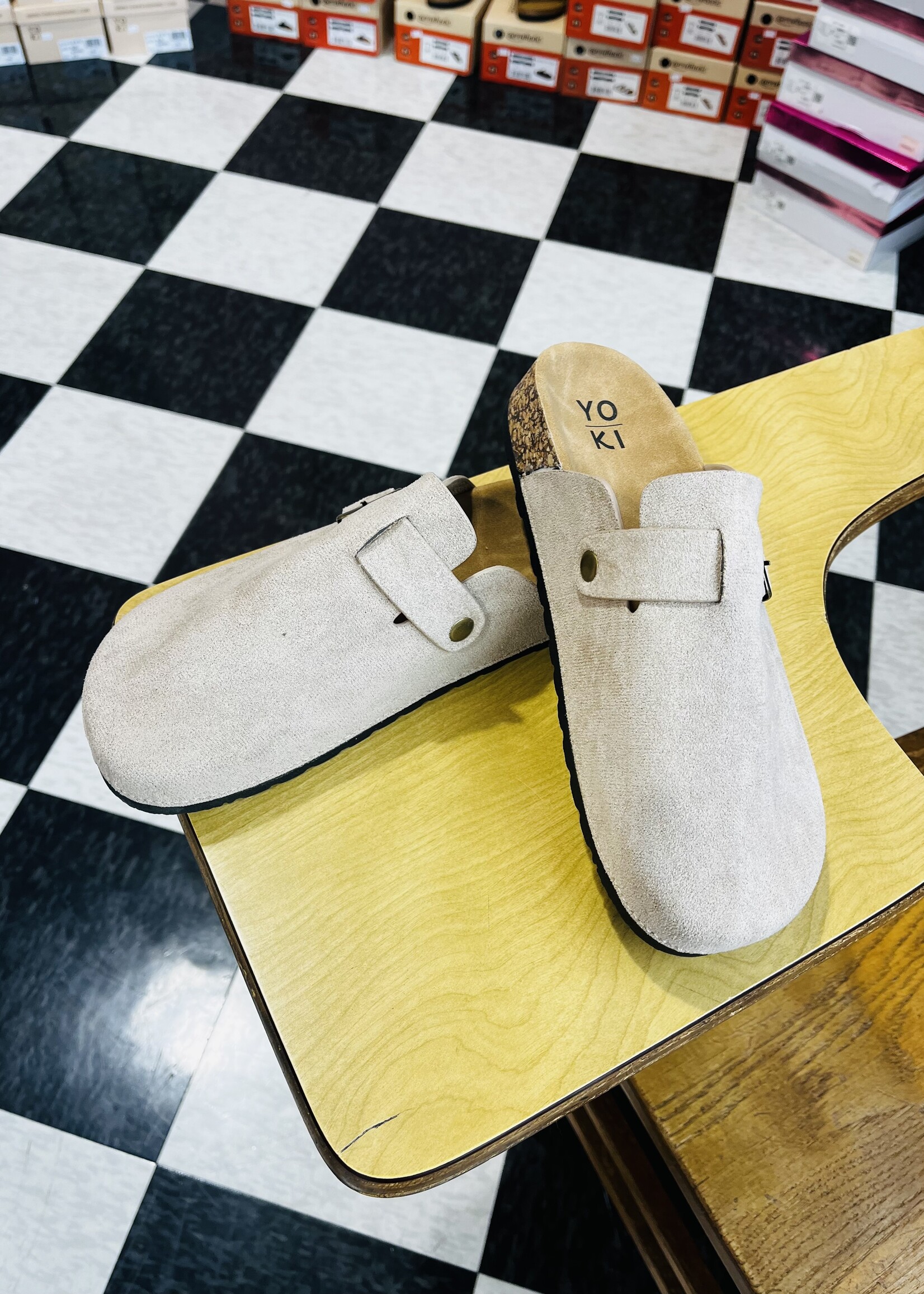 Taupe Clogs
