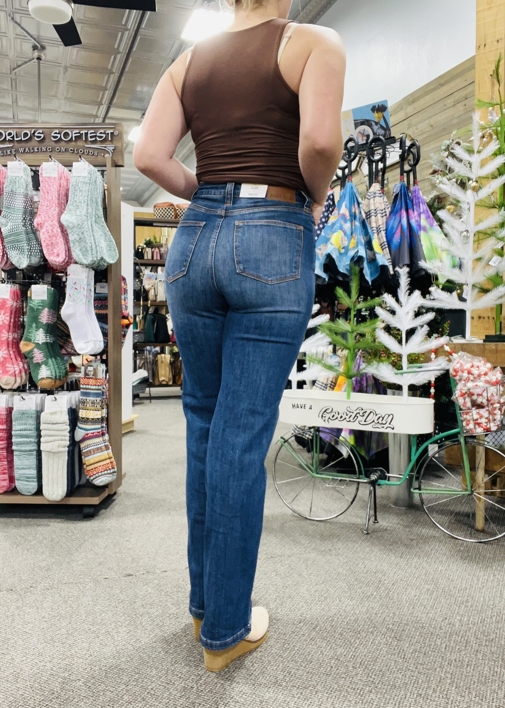 Judy Blue Weekend Plans Straight Fit Jeans