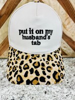 Attic Salt Boutique Put It On My Husband’s Tab Hat in Leopard