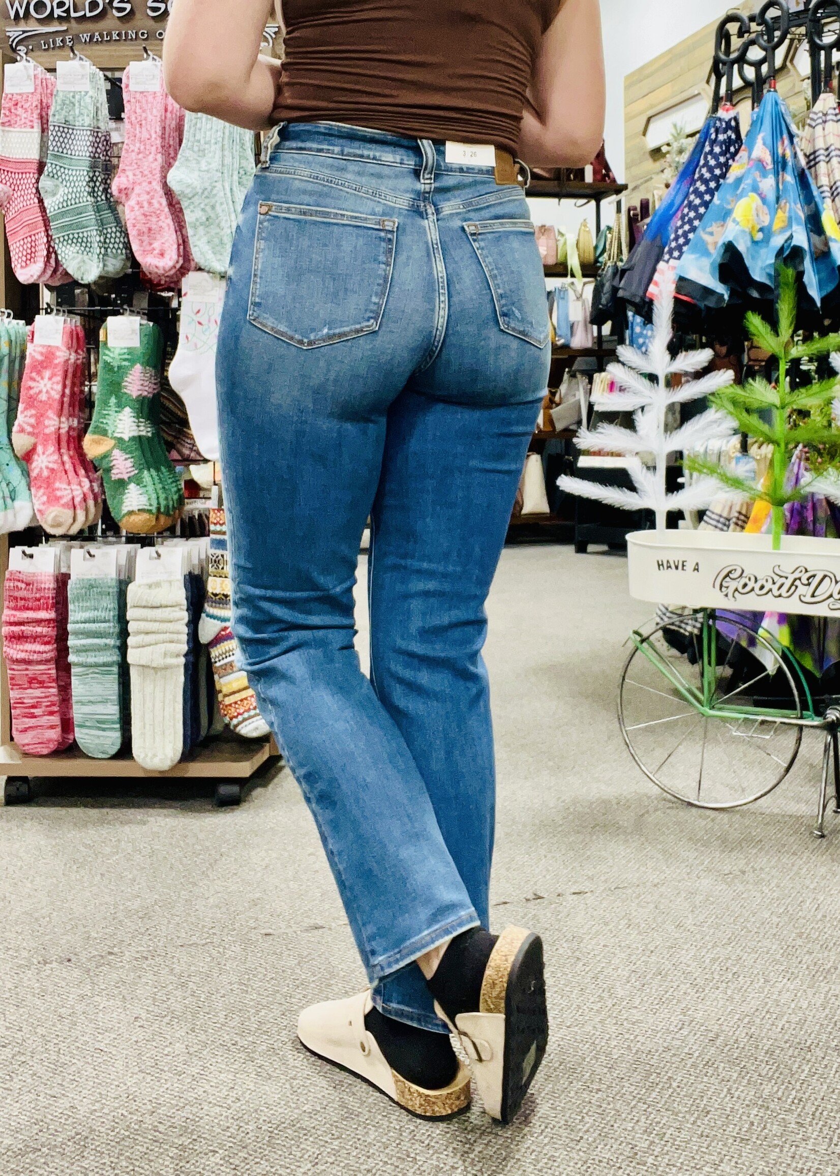 Judy Blue Walk the Line Straight Fit Jeans