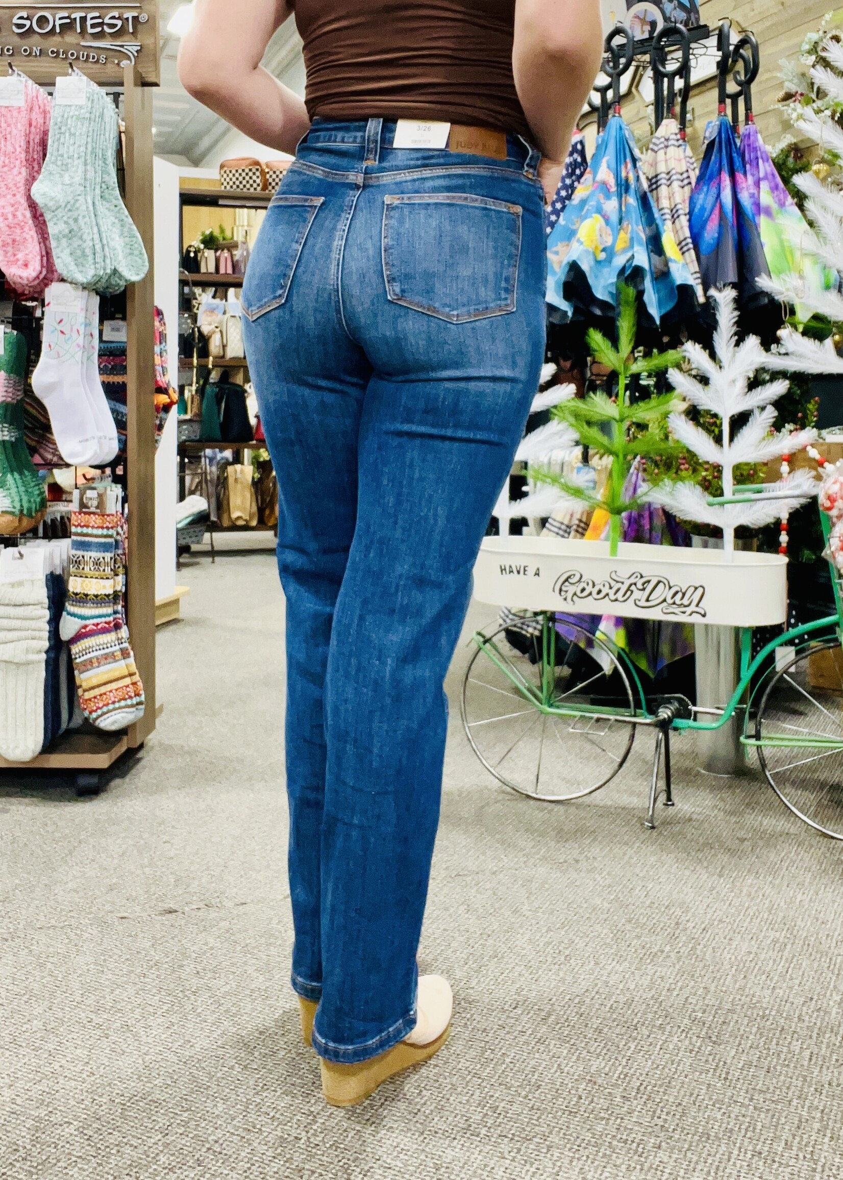 Judy Blue Weekend Plans Straight Fit Jeans