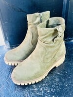 Very G The Demi Bootie in Olive
