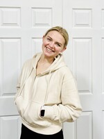 Beige 1/2 Zip Fleece Hoodie