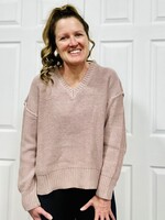 Easel V-Neck Sweater