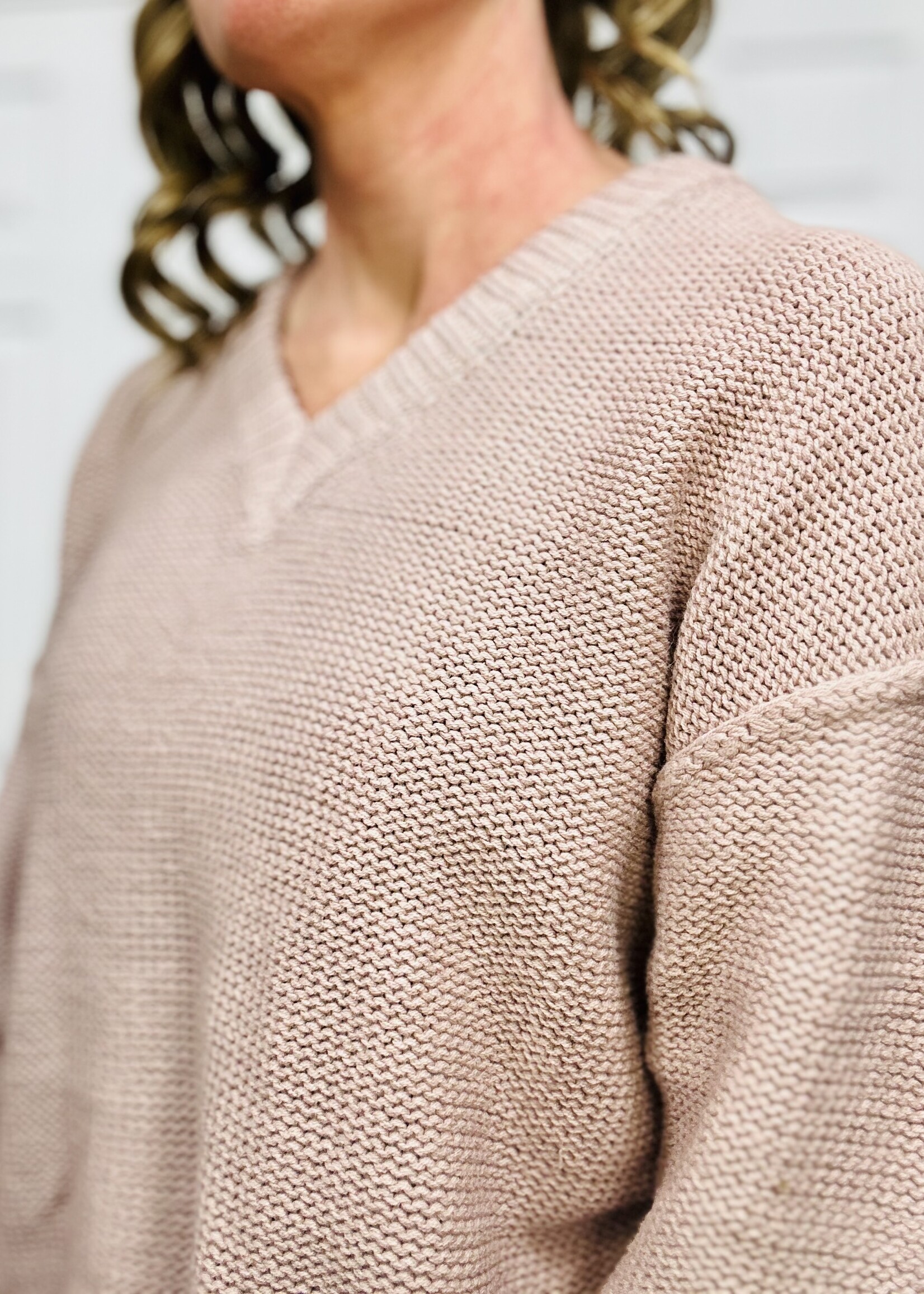 Easel V-Neck Sweater
