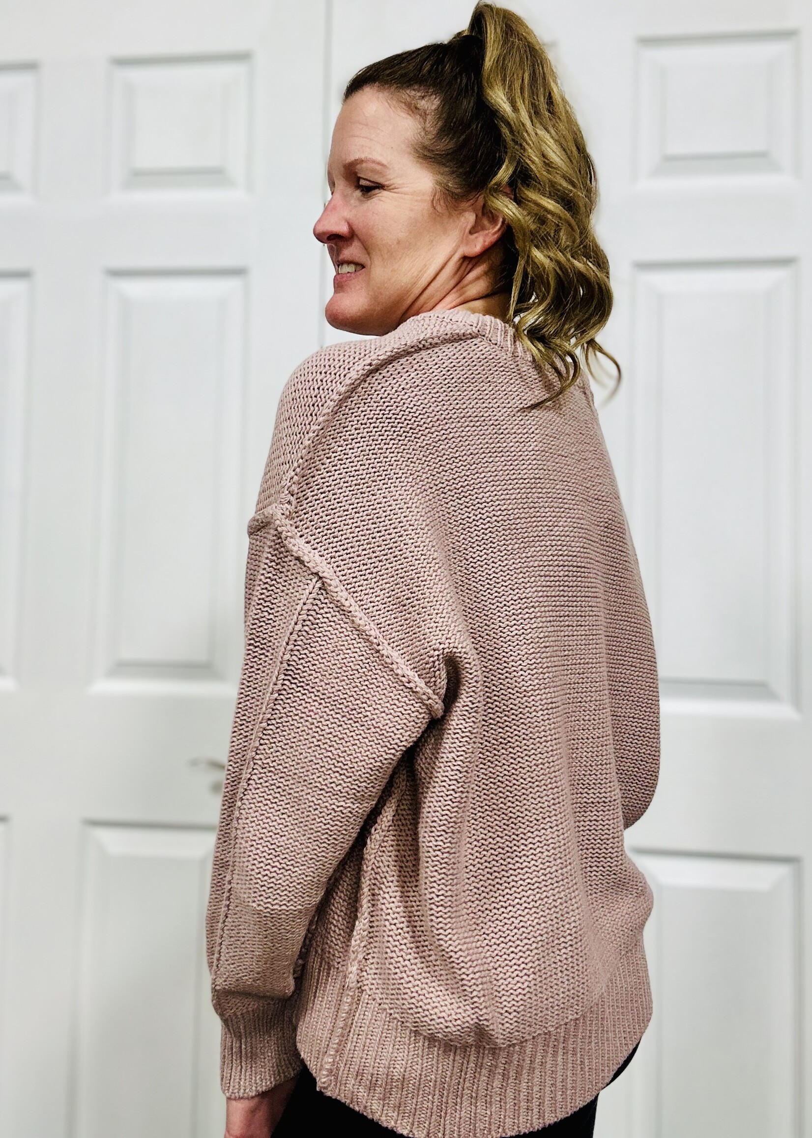 Easel V-Neck Sweater