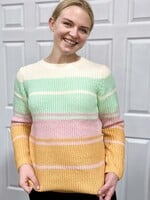 Pastel Wide Stripe Sweater
