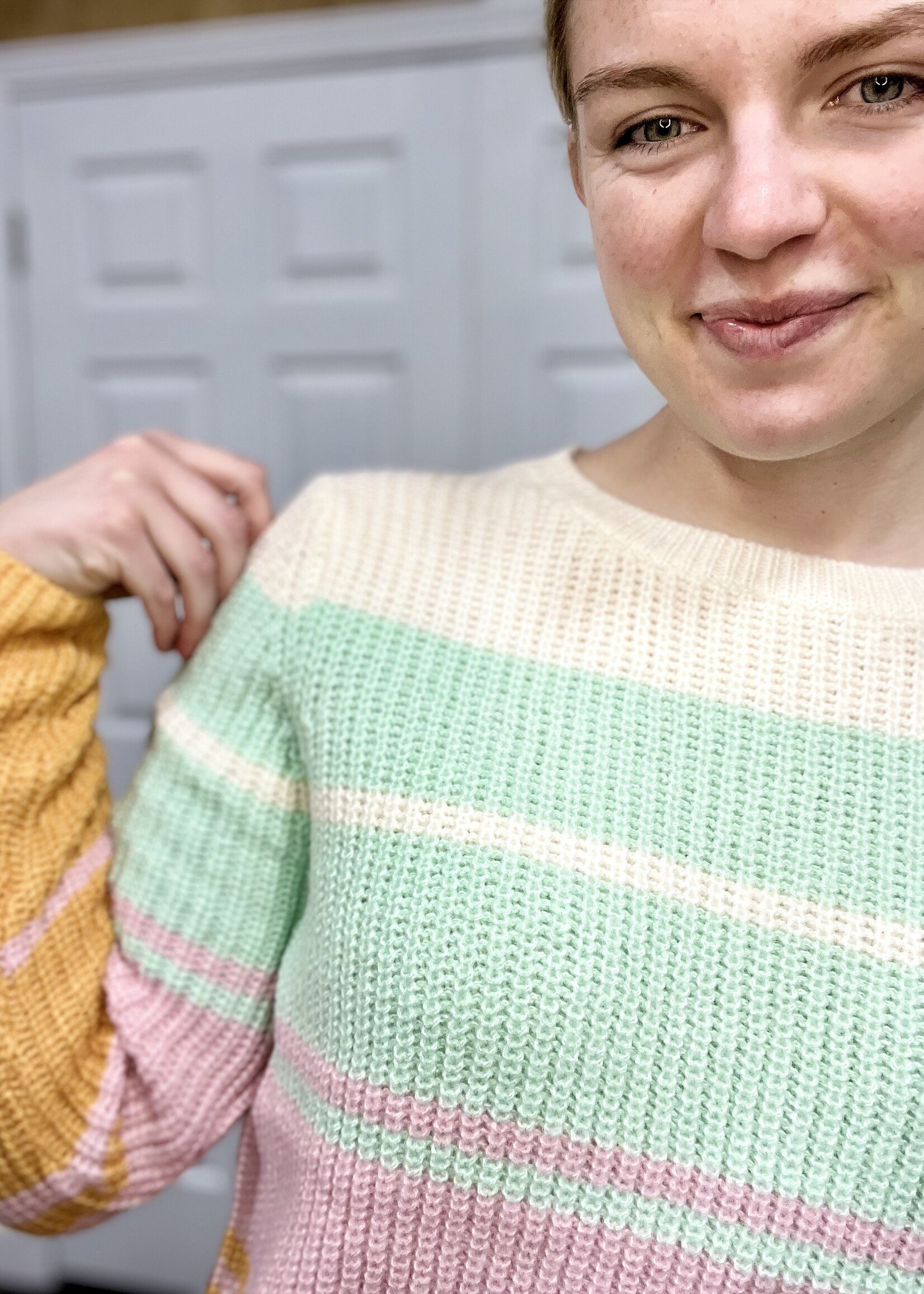 Pastel Wide Stripe Sweater