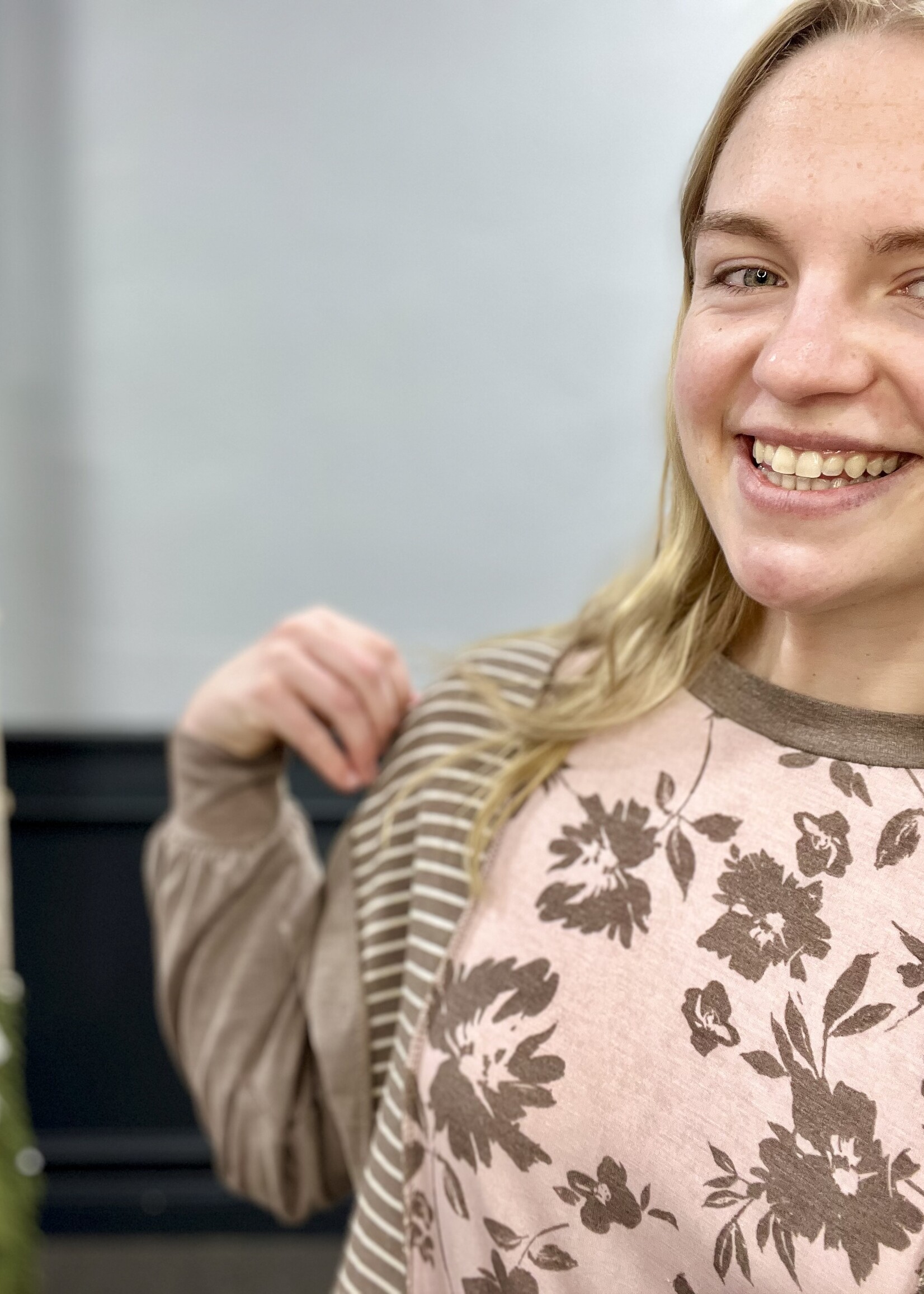 Floral Patchwork Top