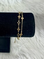 Periwinkle Small Clover Bracelet