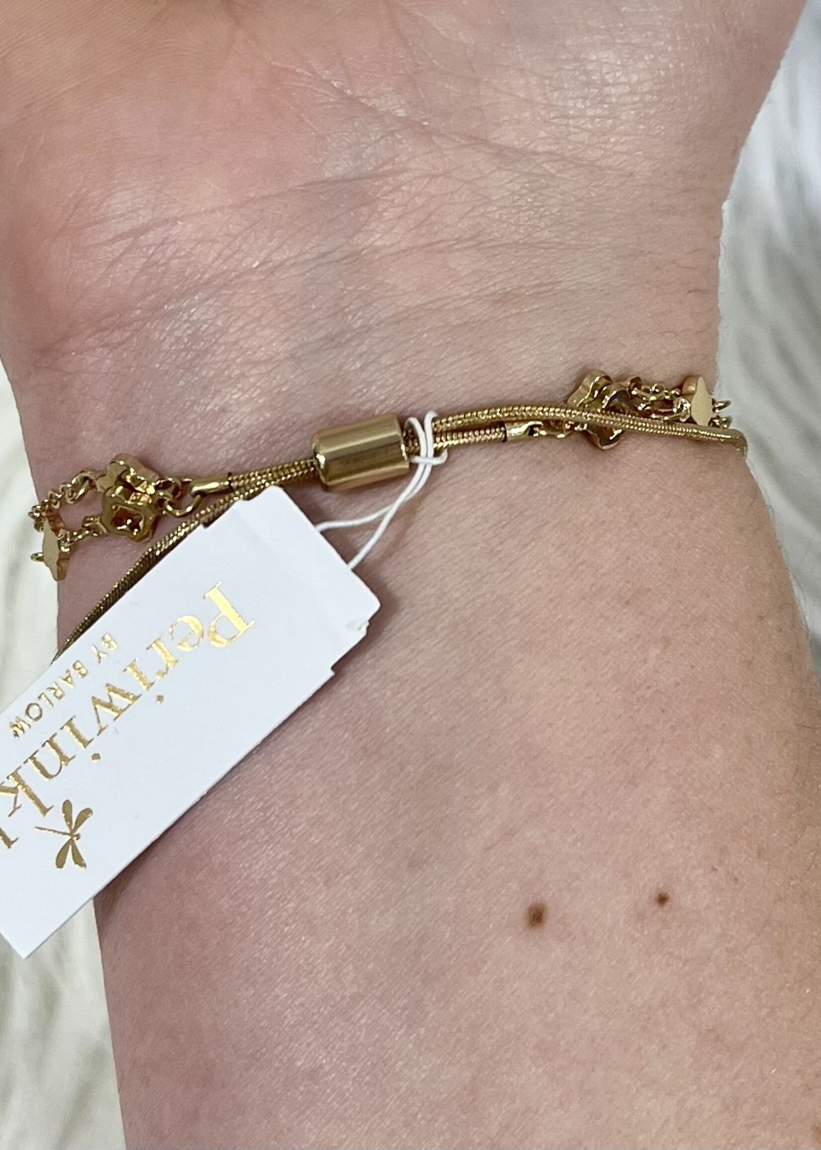 Periwinkle Small Clover Bracelet