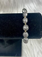 Antique Beaded Heart Bracelet