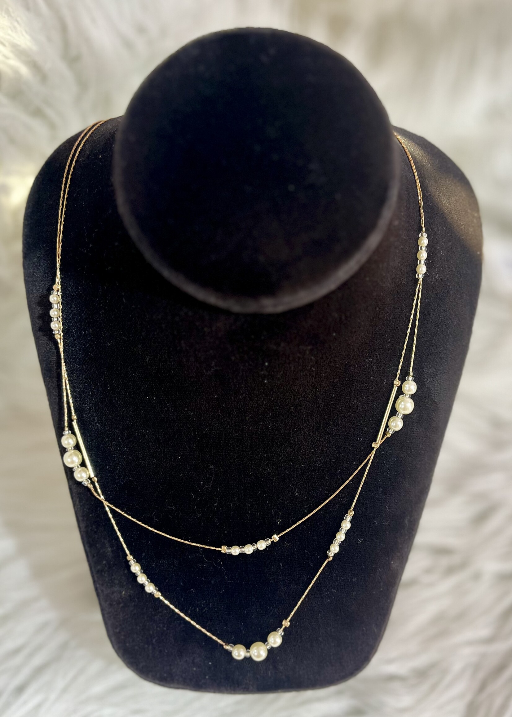 Attic Salt Boutique Layered Pearl Necklace