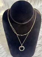 Attic Salt Boutique Studded Hoop Layered Necklace