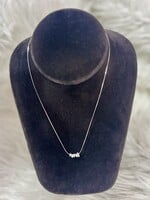Attic Salt Boutique Silver Pearl/Bead Necklace