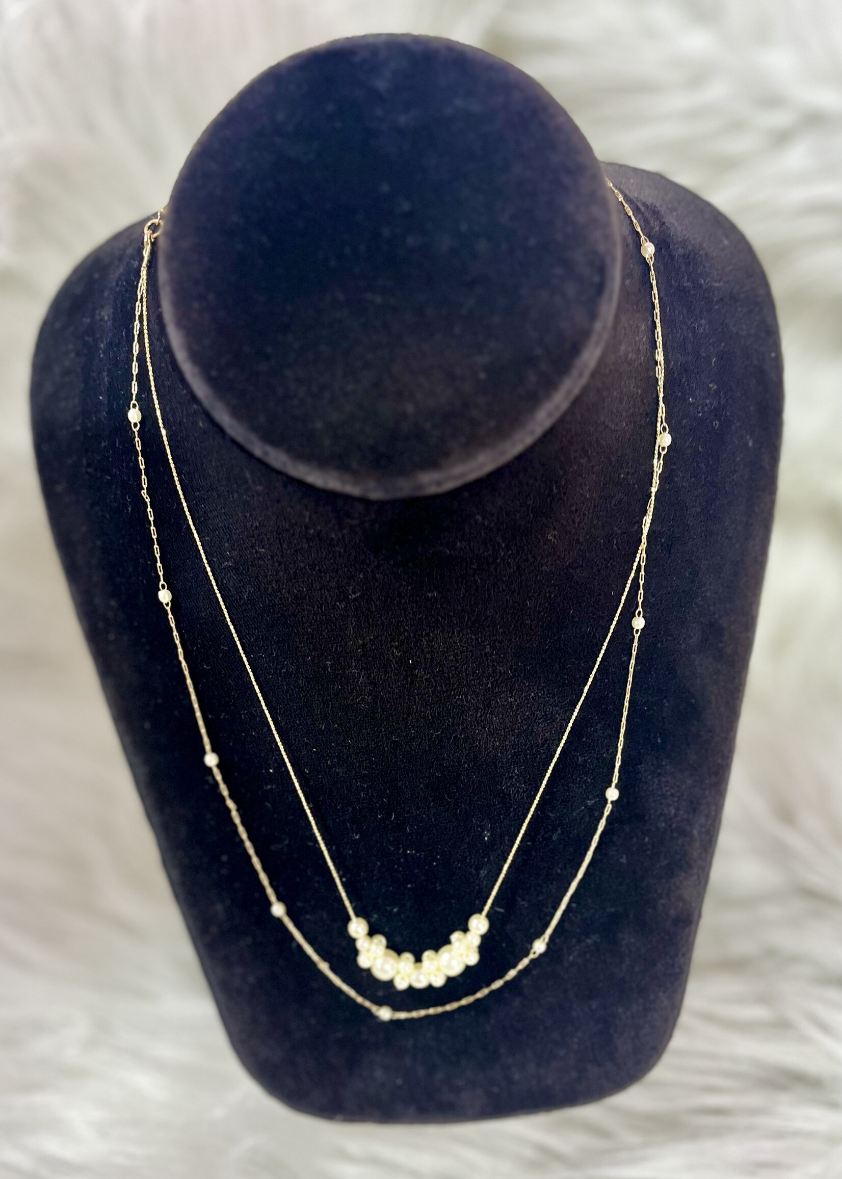 Attic Salt Boutique Cluster Pearl Necklace