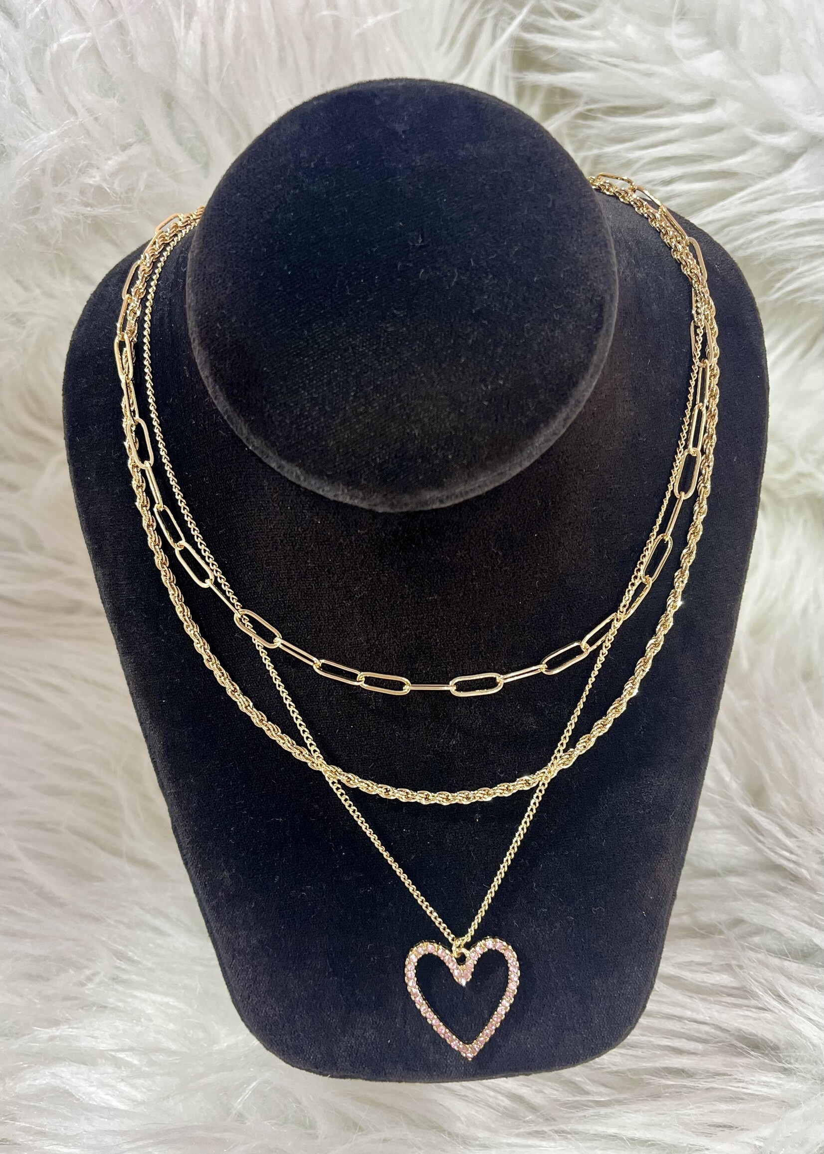 Attic Salt Boutique Layered Heart Necklace