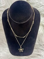 Attic Salt Boutique Retro Flower Layered Necklace