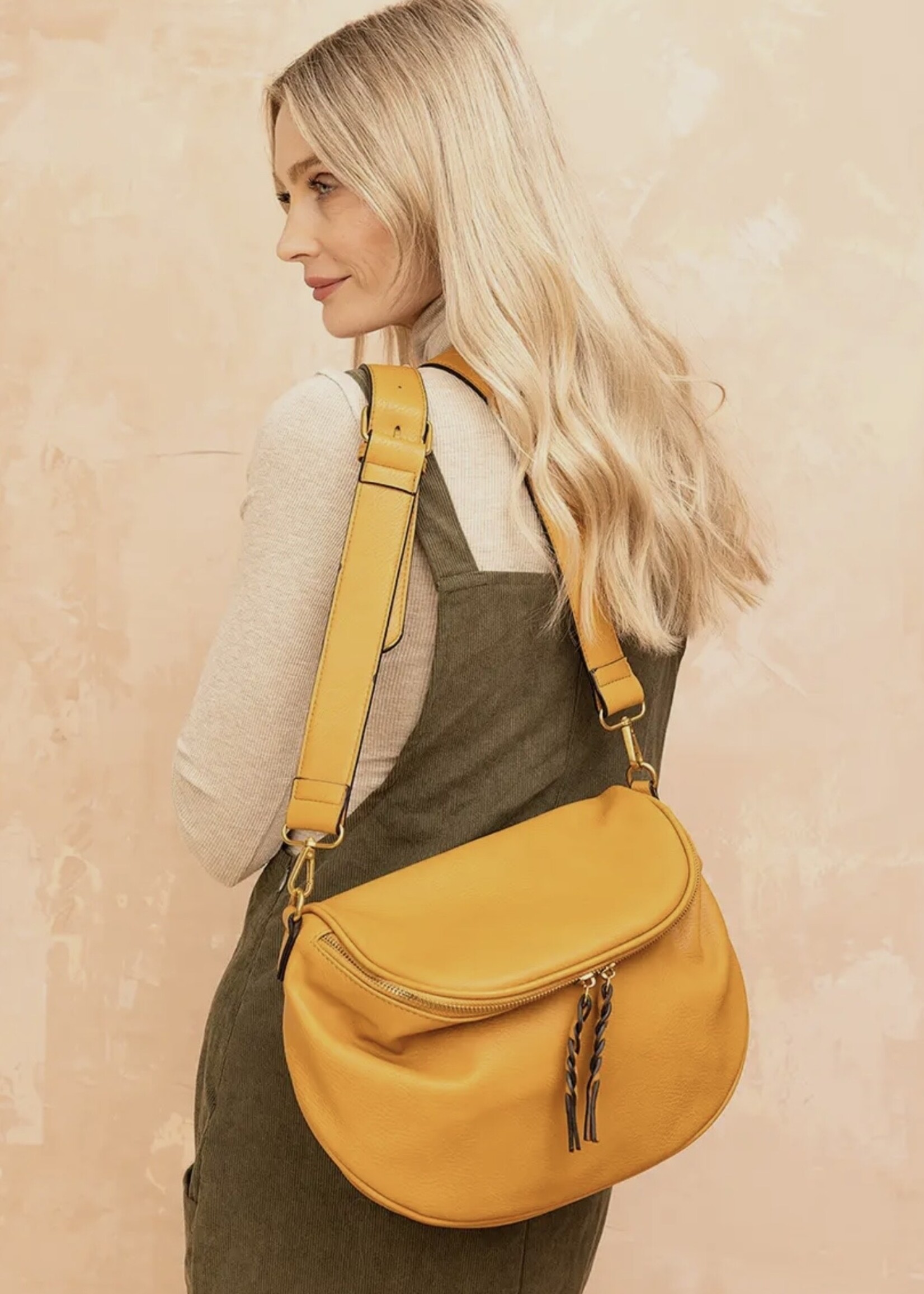 Jen & Co. Megan Sling Bag in Black