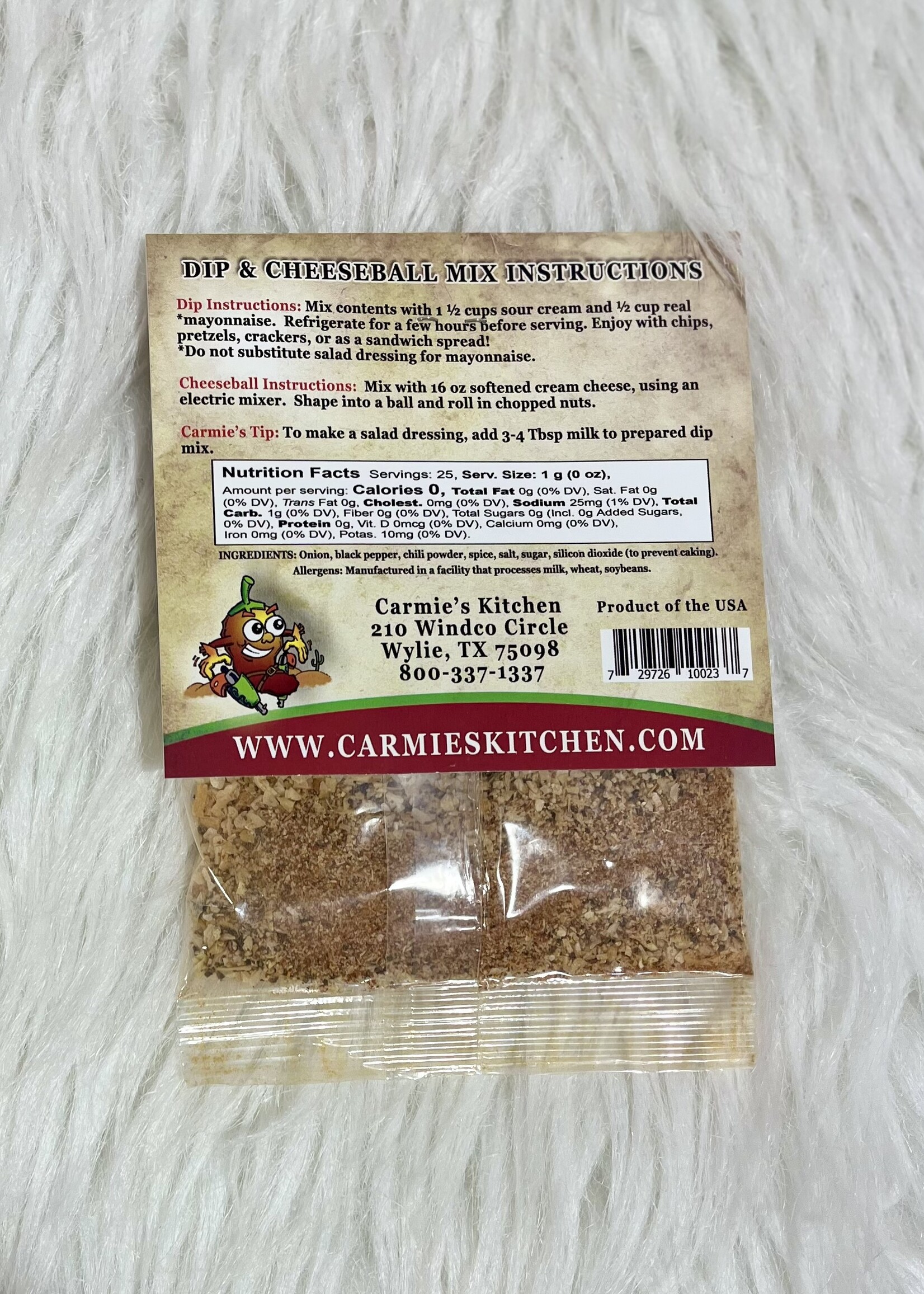 Carmie’s Chipotle Ranch Dip Mix