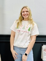 Bow/Tree Merry Christmas Short Sleeve Tee