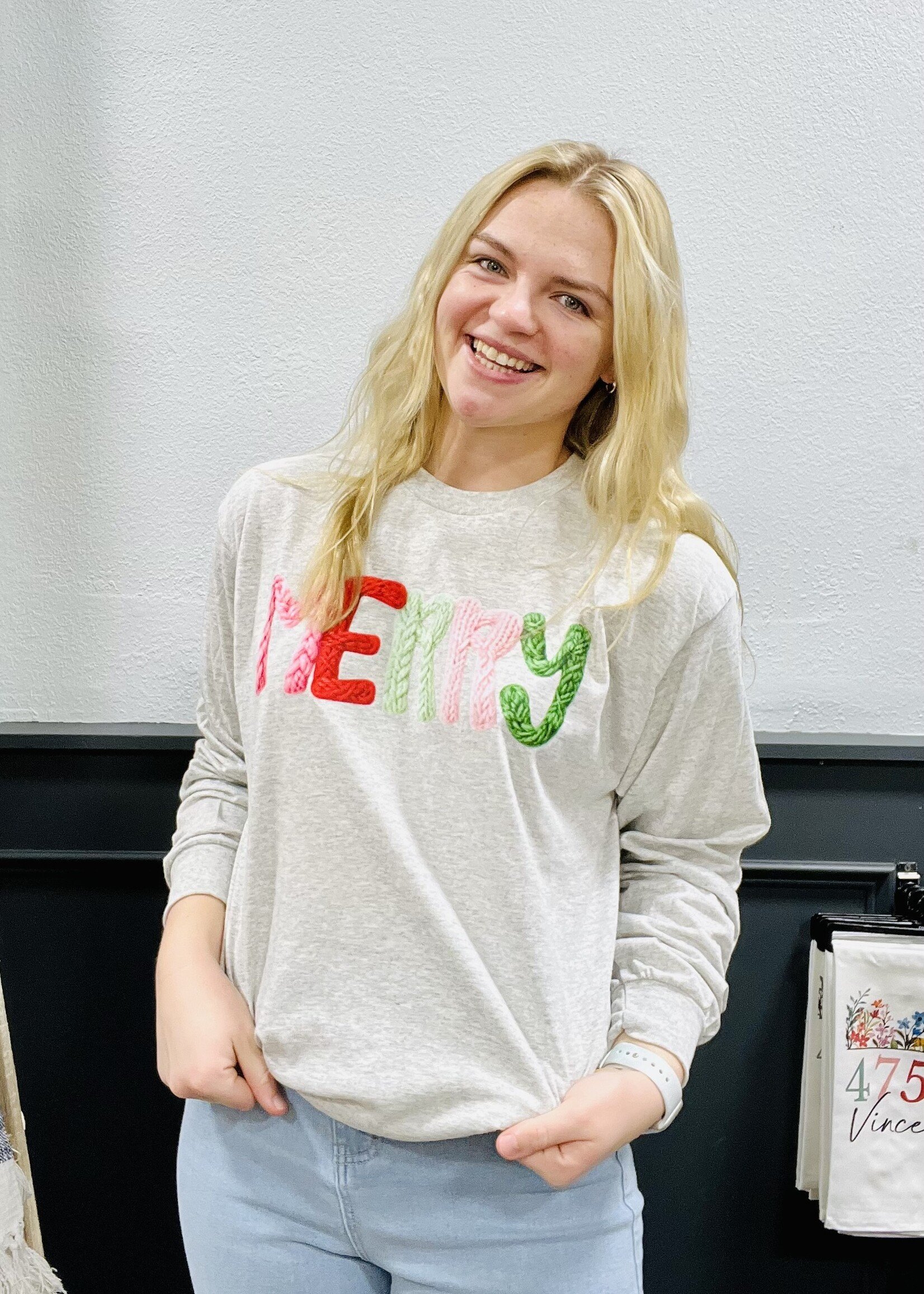 Merry Long Sleeve Tee
