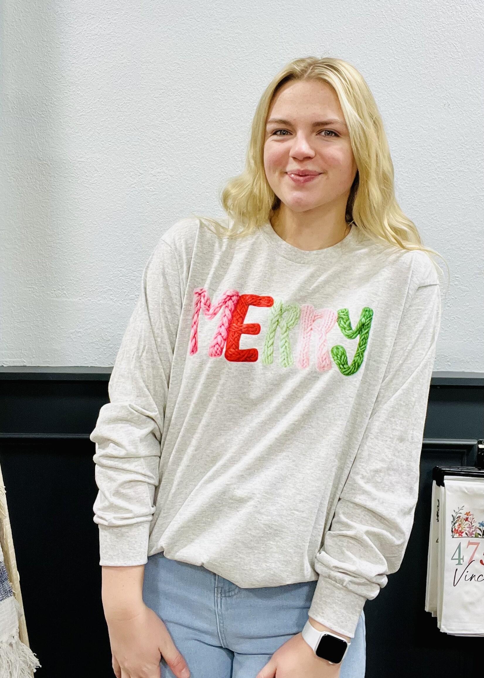 Merry Long Sleeve Tee