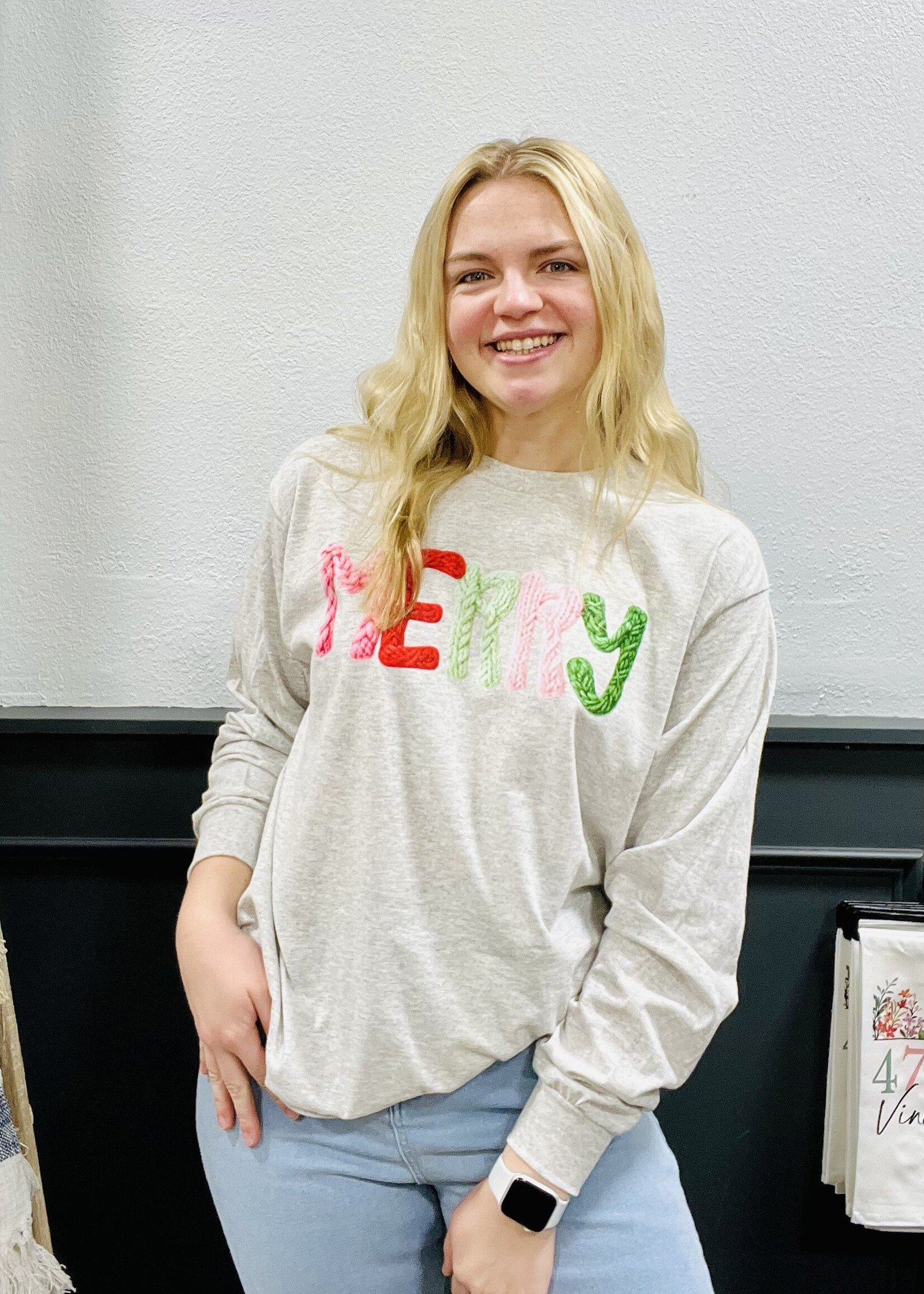 Merry Long Sleeve Tee