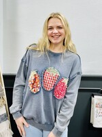 Easel Strawberry Patch Pullover