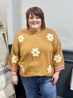 Easel Retro Flower Sweater