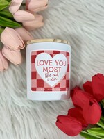 Sincere Surroundings Love You Most Candle