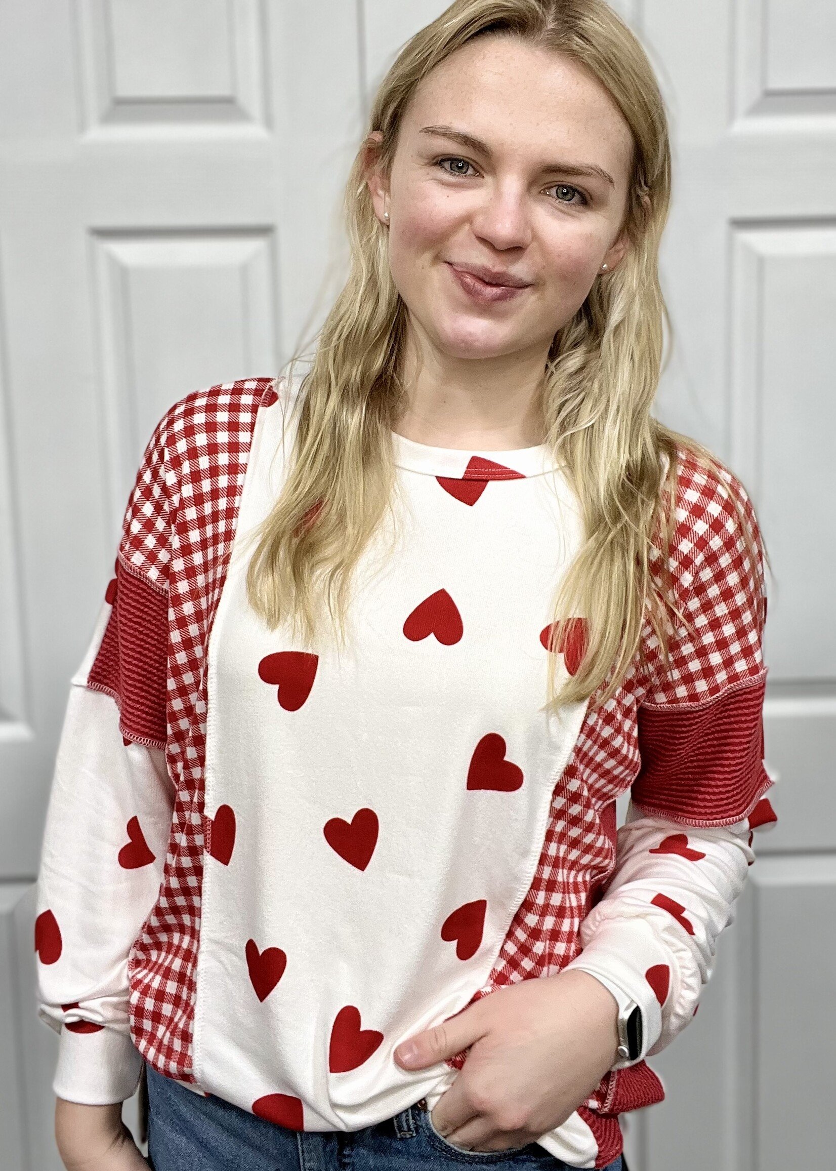 All Heart Patchwork Top