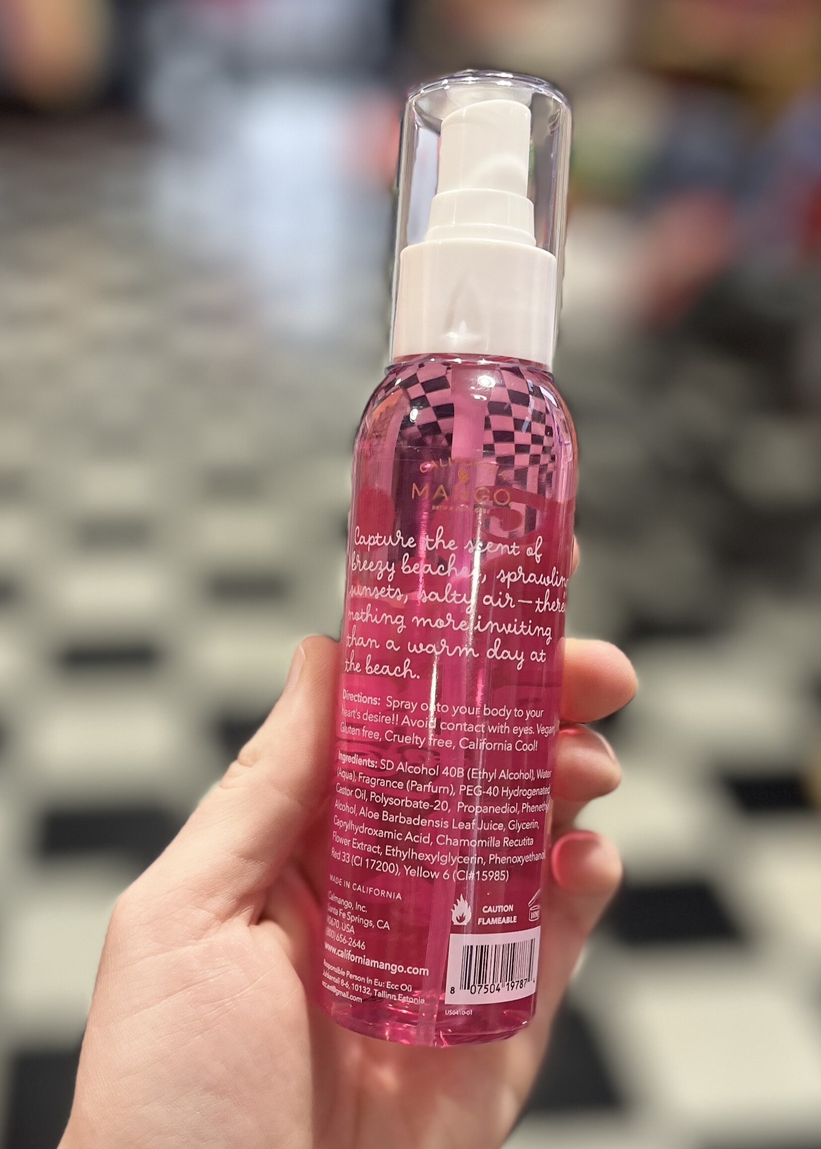 California Mango California Mango Mango Crush Fragrance Mist- 4.3 oz