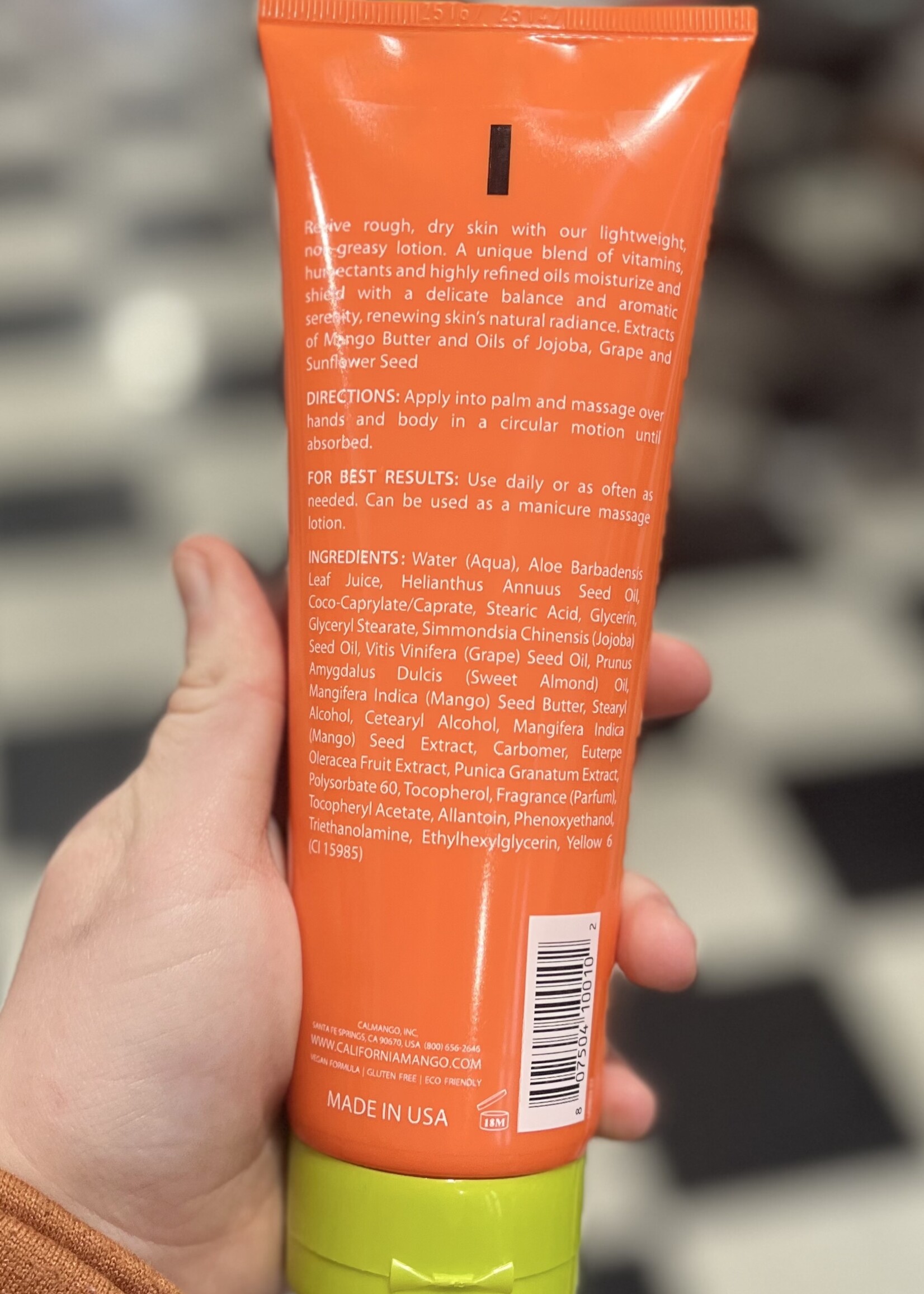 California Mango Hand & Body Lotion- 9 oz