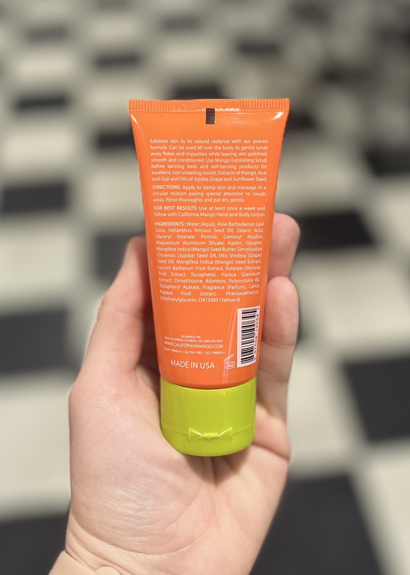 California Mango Exfoliating Scrub- 2.2 oz