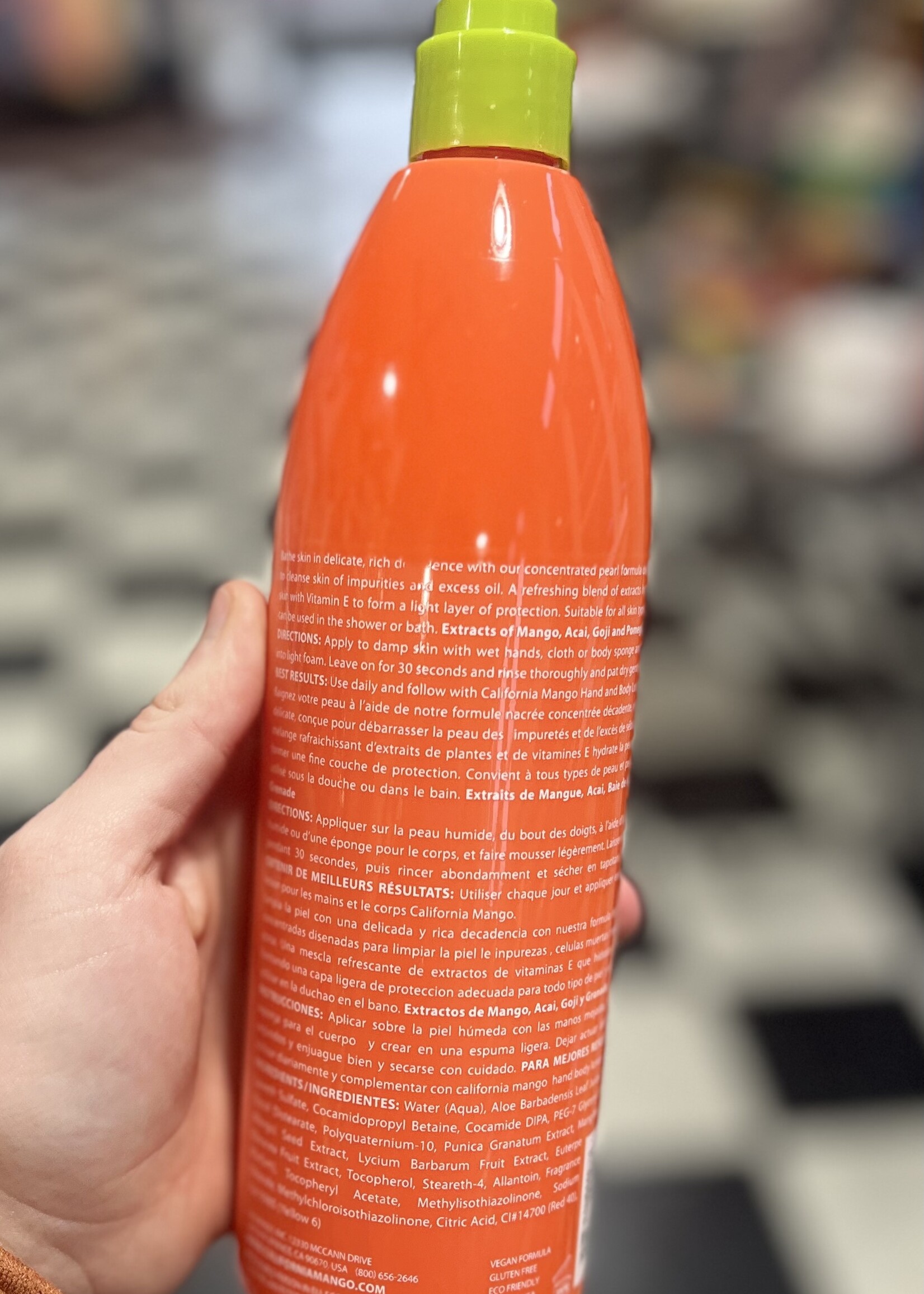 California Mango Body Wash Cleansing Gel- 16.9 oz