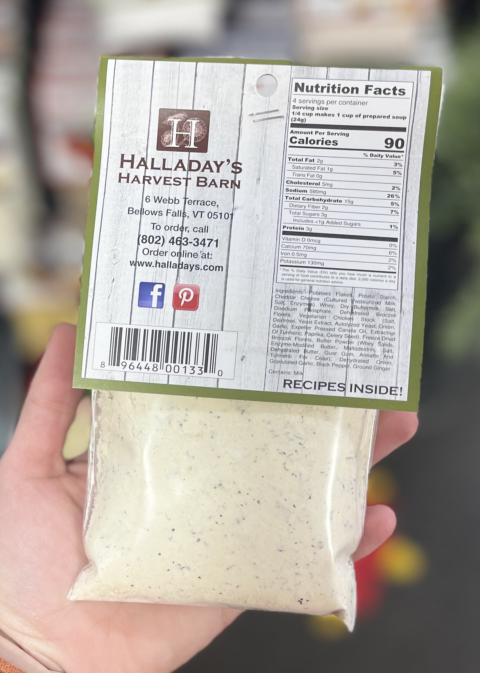 Broccoli Cheddar Soup Mix