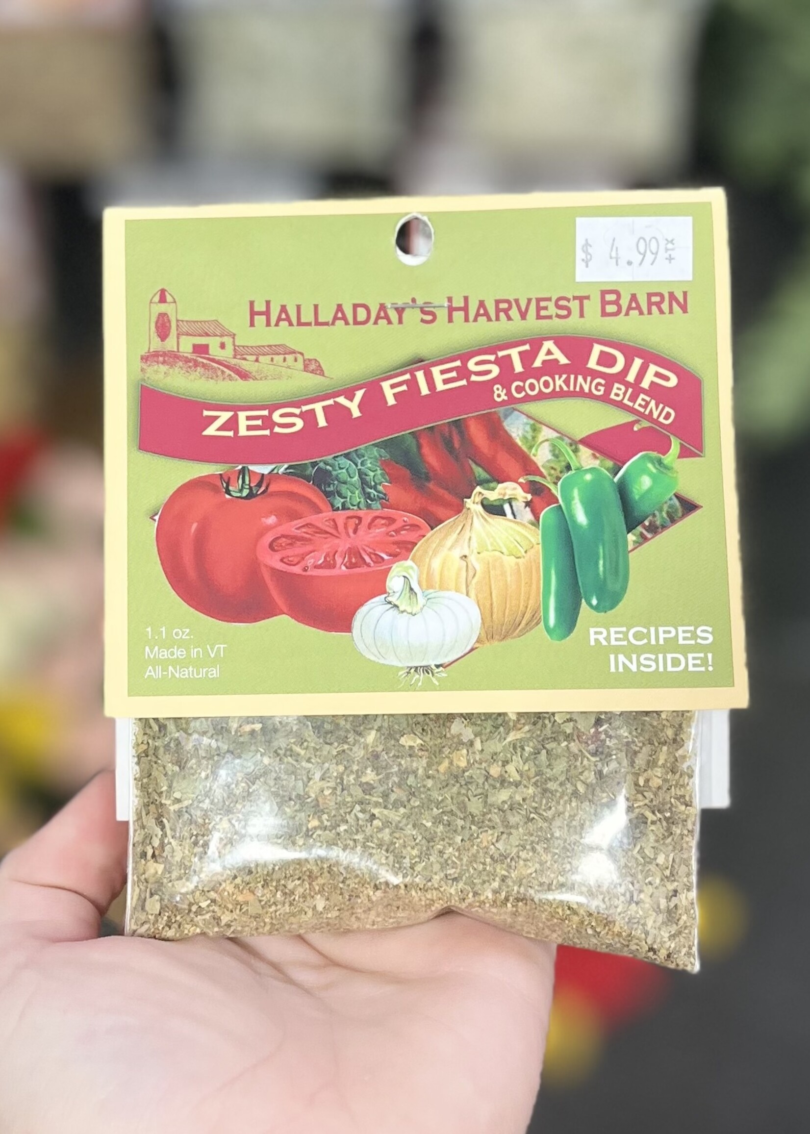 Halladay’s Zesty Fiesta Dip Mix