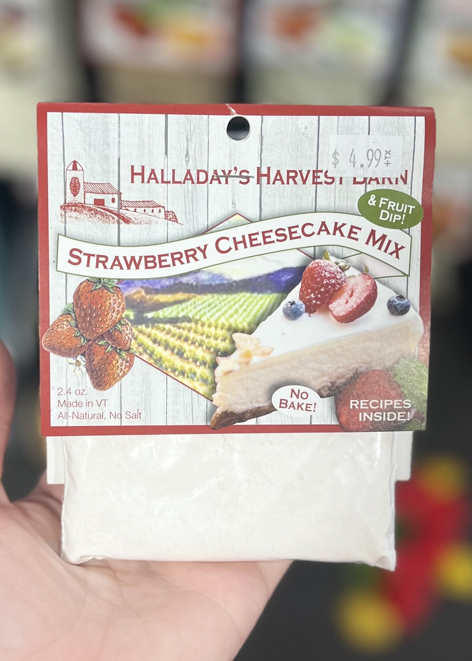 Halladay’s Strawberry Cheesecake Mix