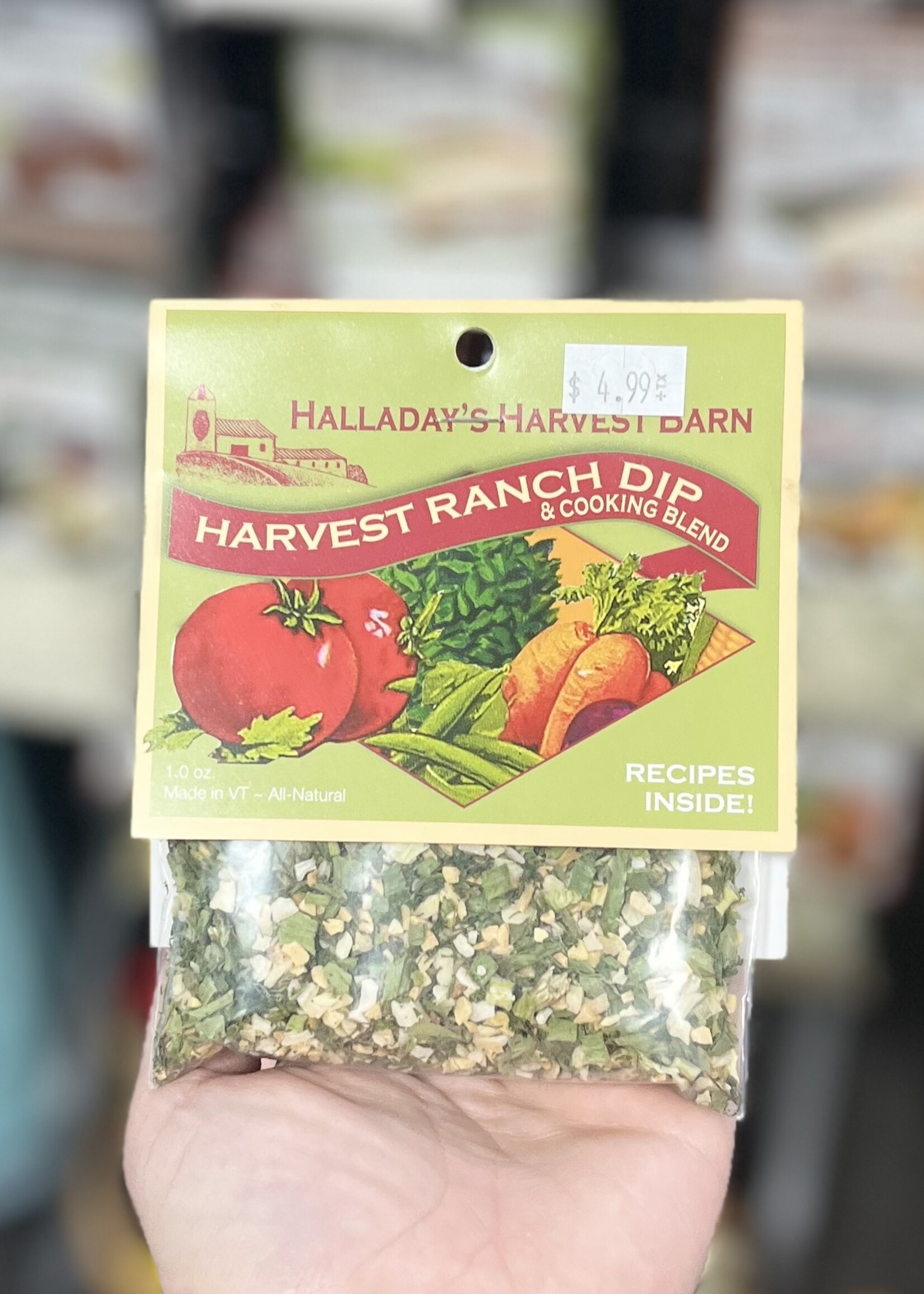 Halladay’s Harvest Ranch Dip Mix