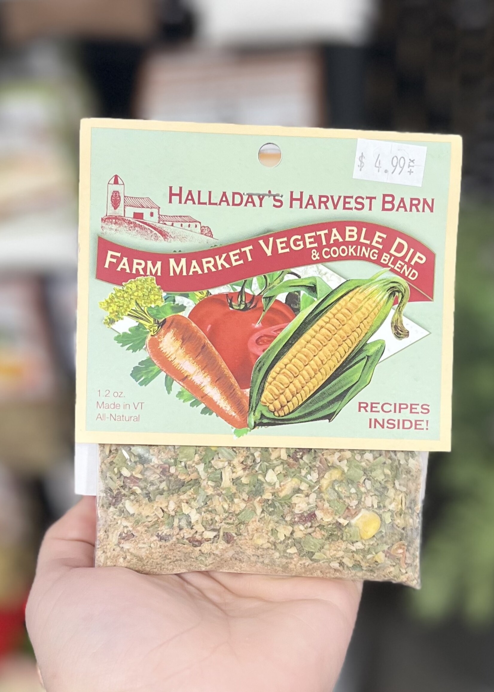 Halladay’s Farm Market Vegetable Dip Mix