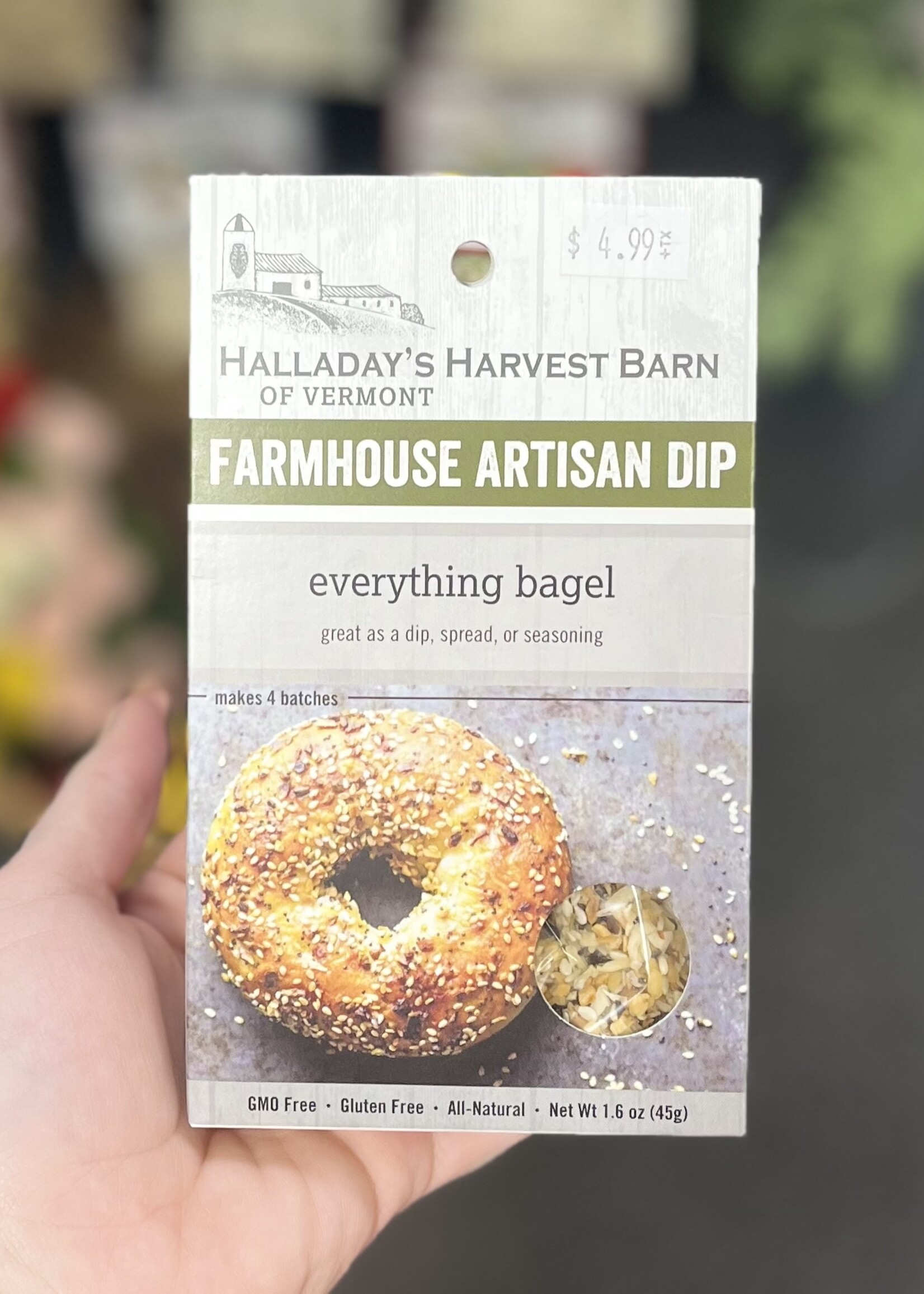 Halladay’s Artisan Everything Bagel Dip Mix