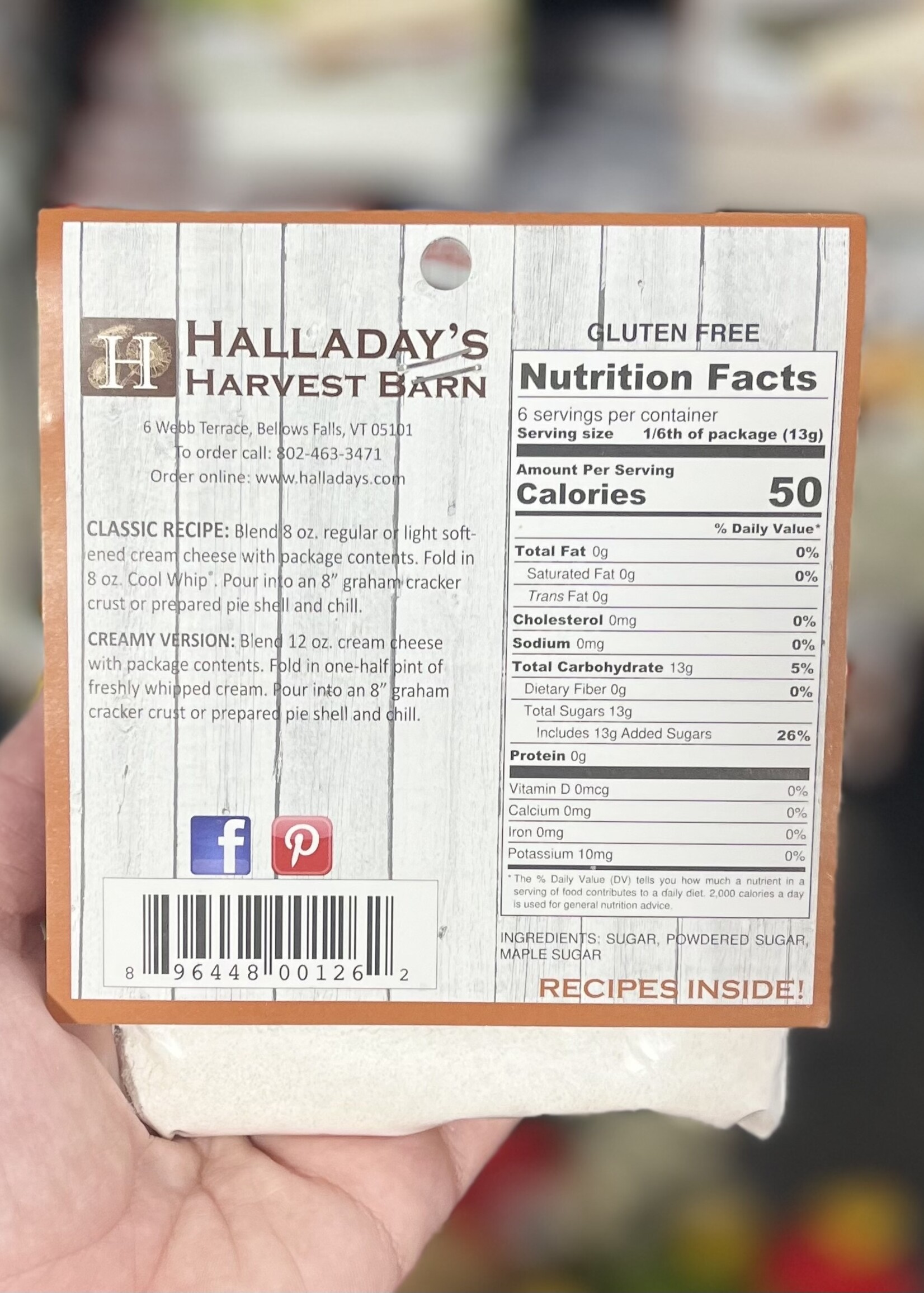 Maple Cheesecake Mix