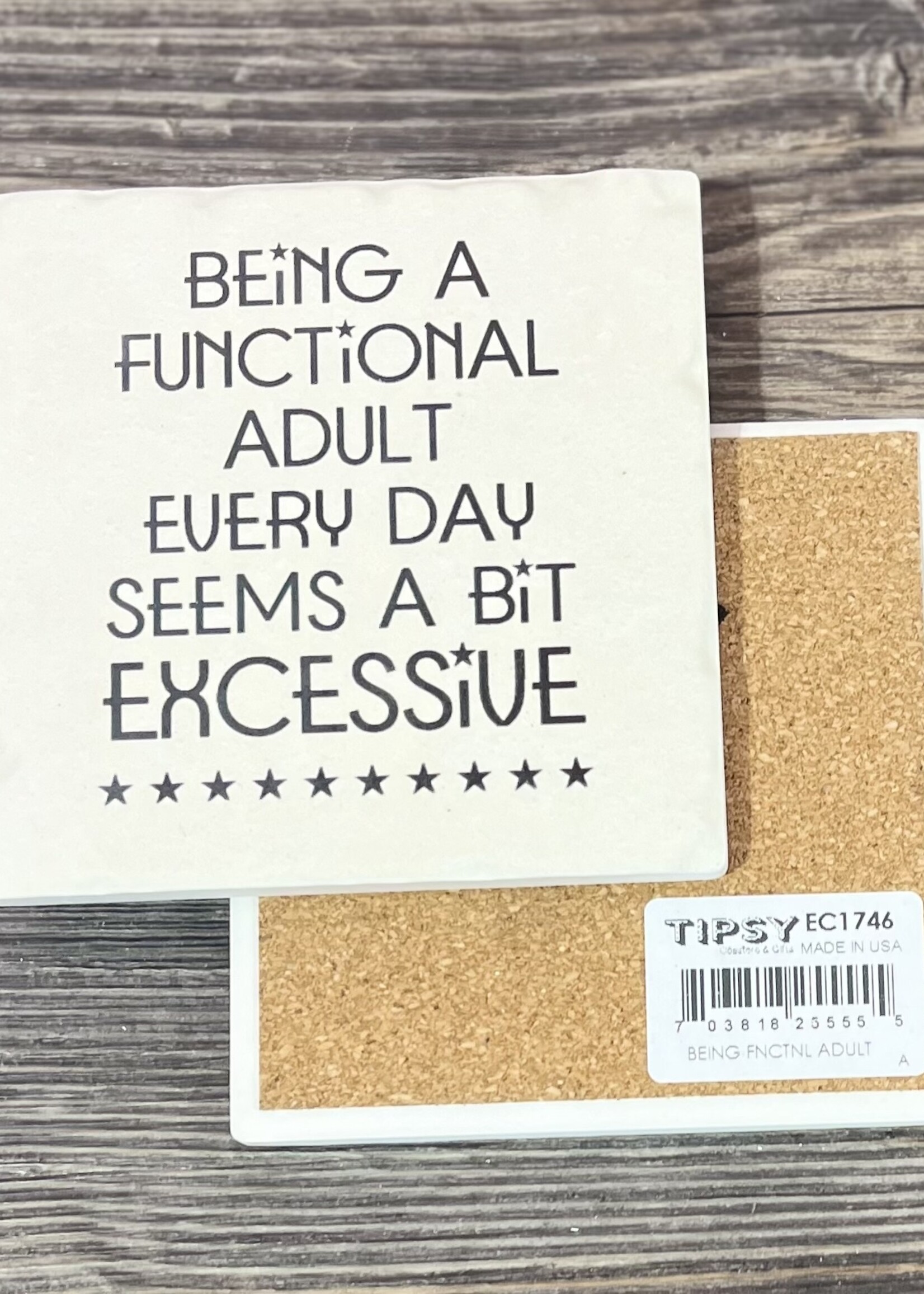 Functional Adult Ceramic Coaster