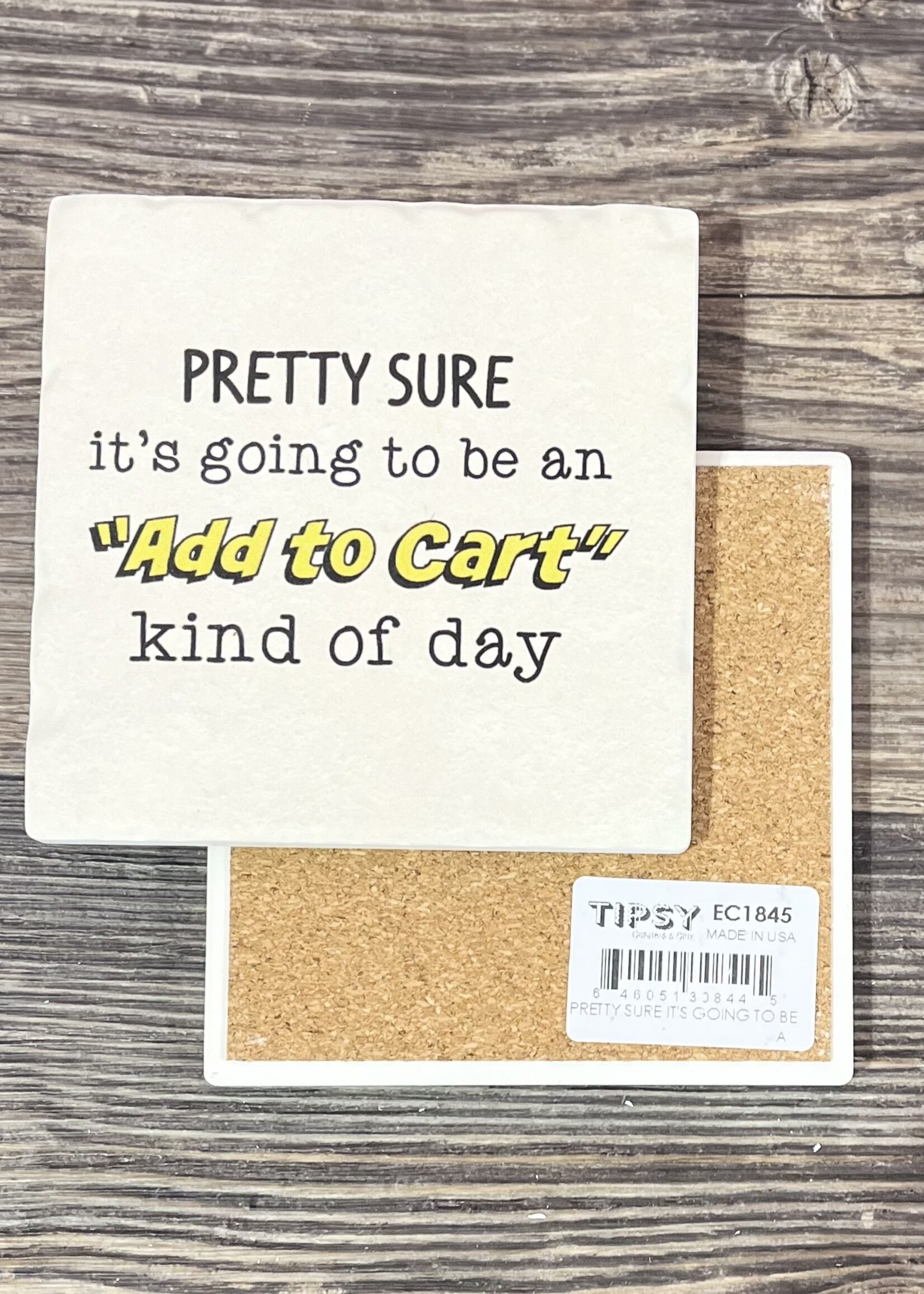 Add To Cart Ceramic Coaster