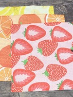 Geometry Favorite Fruit 3 Dishcloth Set
