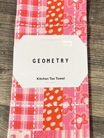 Geometry Amor Amor Tea Towel