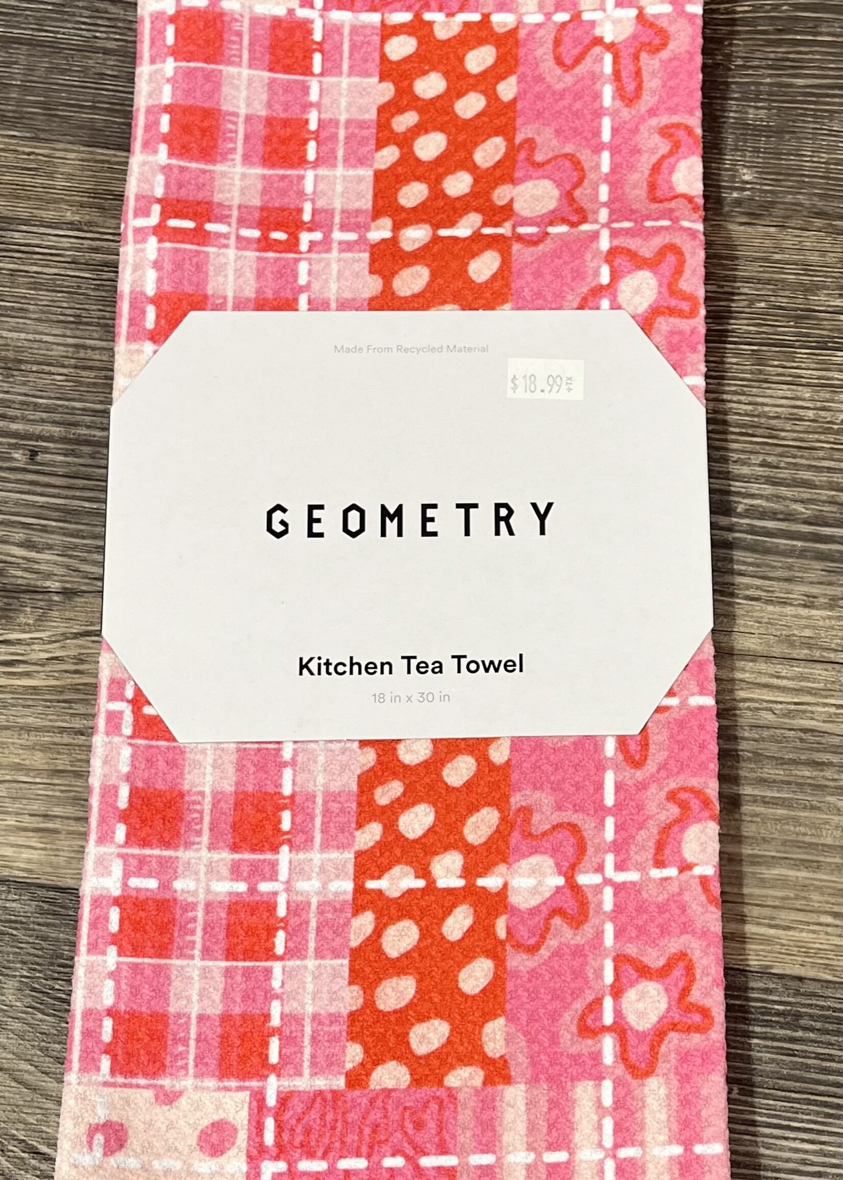 Geometry Amor Amor Tea Towel
