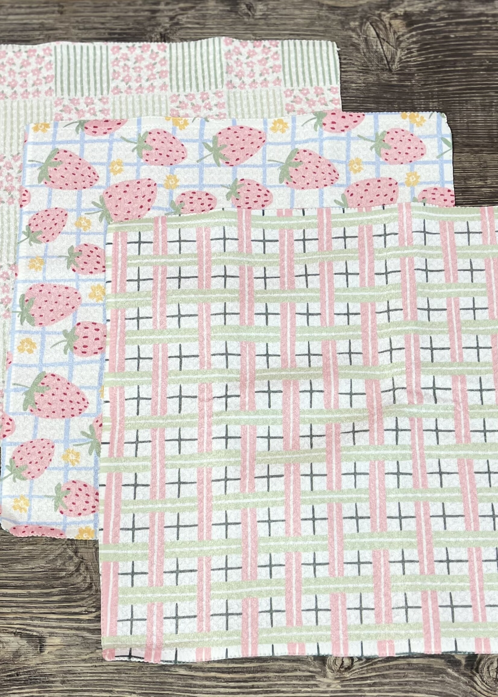 Geometry Spring Picnic Day 3 Dishcloth Set