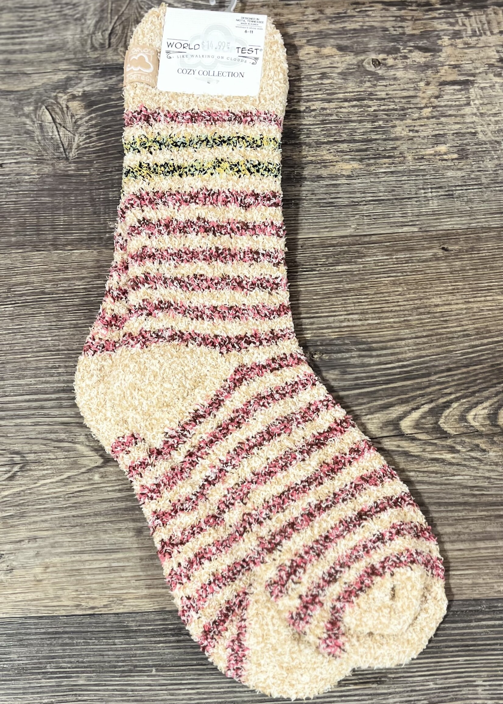 World's Softest Socks Botanical Multi Cozy Crew Socks